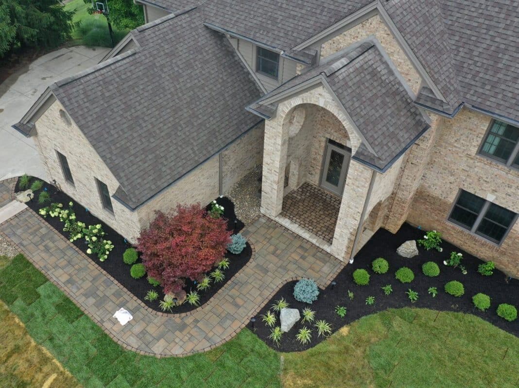 Paver walkway installation services around Centerville, Ohio.
