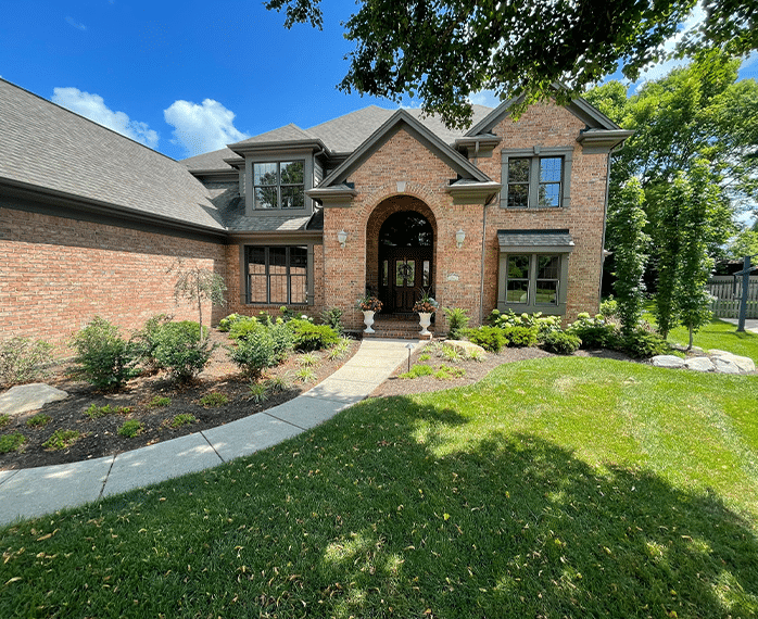 Professional landscaping services around Centerville, Ohio.