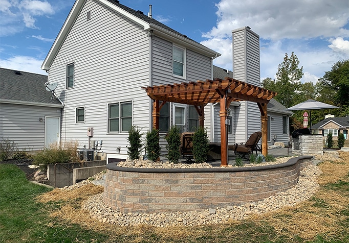 Hardscaping services in Centerville, Ohio.