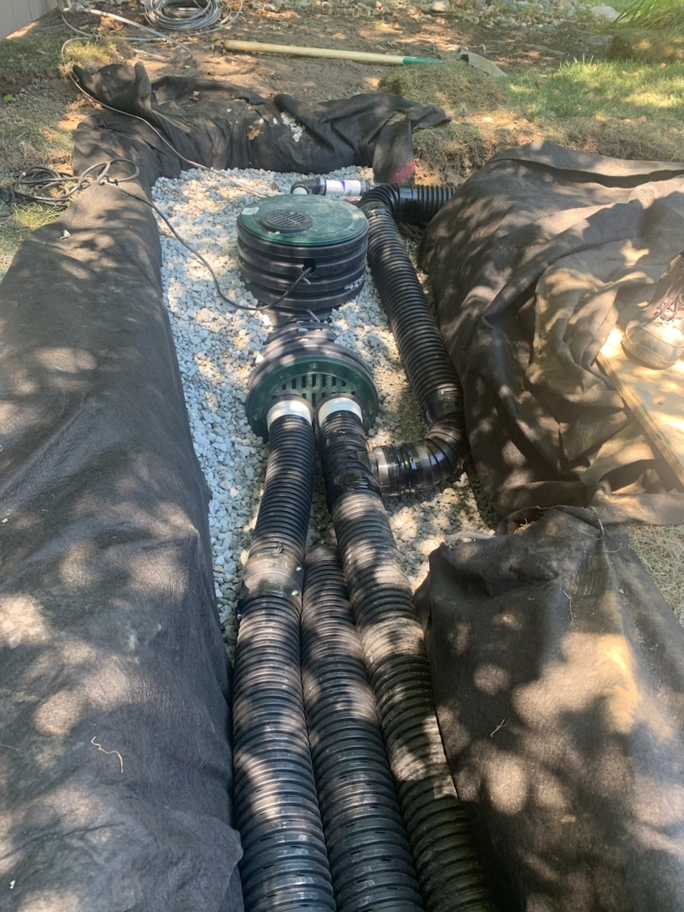 Solve advanced drainage issues with an exterior sump pump from {{company_name}} in the Greater Dayton area.